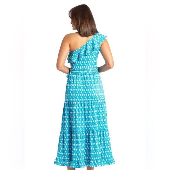 CABANA LIFE Palm Valley One Shoulder Maxi Dress *NEW* - Picture 3 of 5